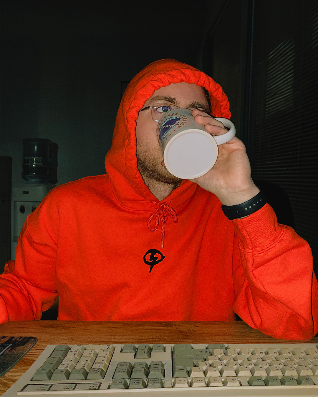 CLOUDWATCHERS Embroidered Hoodie