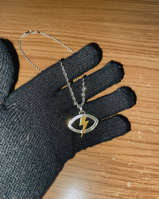 CLOUDWATCHER Chain (Stg. Silver + 24K Gold Leaf)